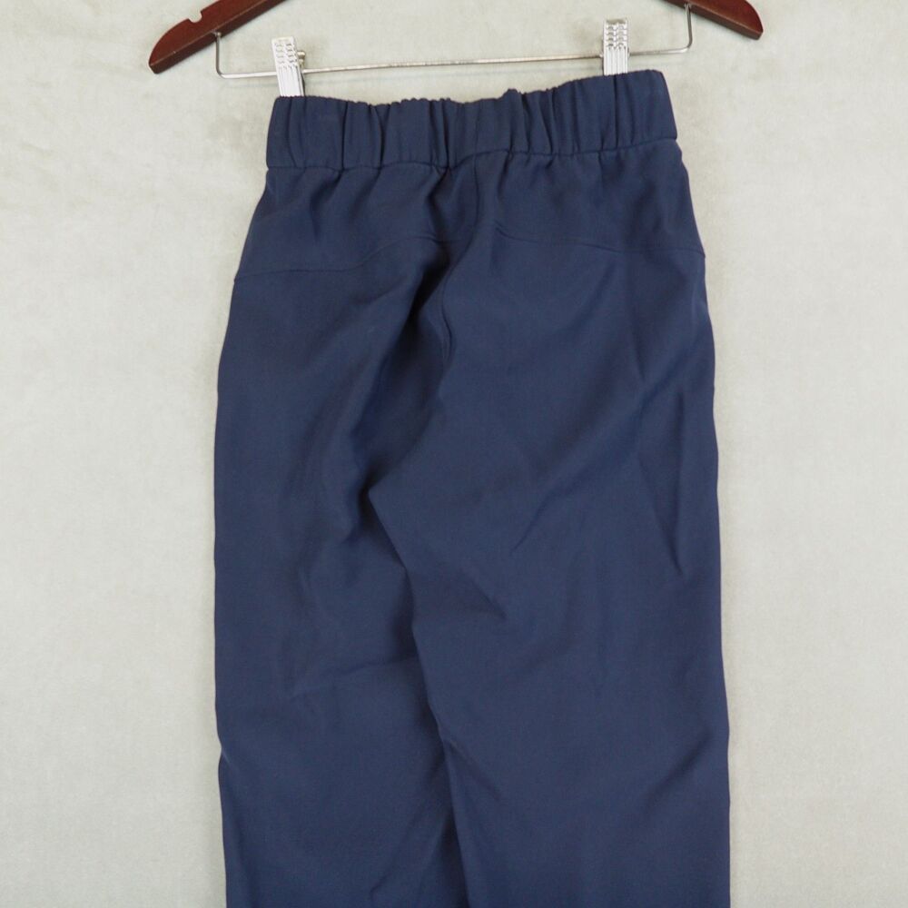 Lululemon On the Fly Pants Navy Woven Straight Full Length Womens Size 0 - Picture 7 of 10